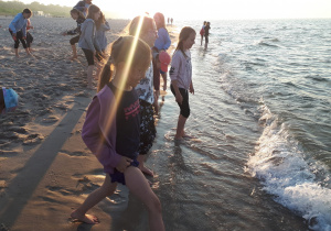 Zabawy na plaży