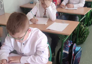 Pierwszy egzamin trzecioklasistów