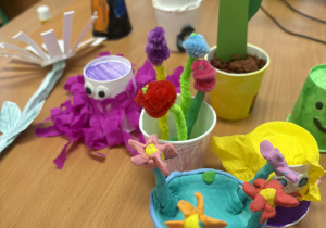 Prace plastyczne dzieci.