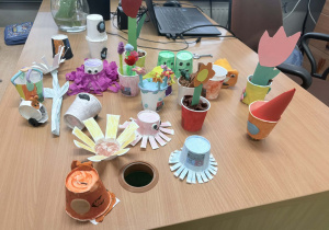 Prace plastyczne dzieci.