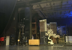 Zaplecze sceny głównej Teatru Wielkiego w Łodzi.