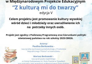 Plakat projektu "Z kulturą mi do twarzy"