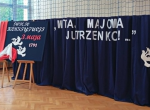 Majowa uroczystość patriotyczna w naszej szkole