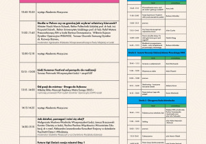 Harmongram wydarzenia Future Up! fest - czwartek